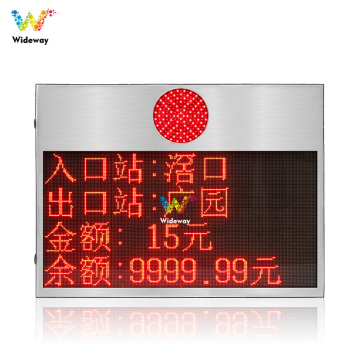 304 stainless steel fee amount led display screen