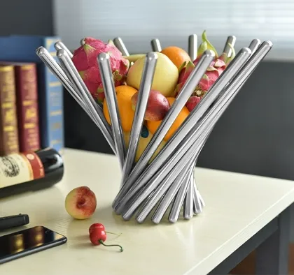 Golden Hoop fruit basket