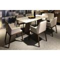 Elegant design leather dining chair