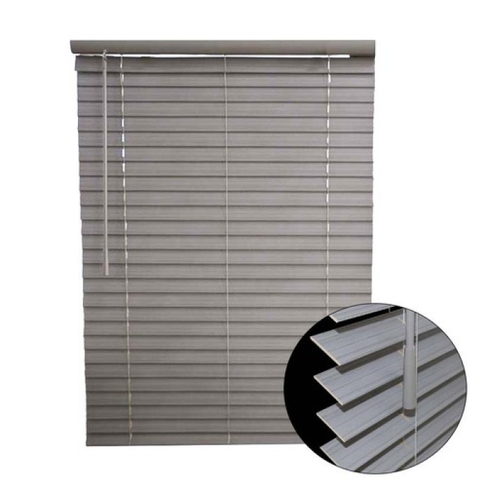 50 mm -es Slats PVC vezeték nélküli műfa redőnyök