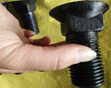Zinc Plated Flat Countersunk Square Neck Bolts: DIN605, DIN603, and DIN608 Carriage Bolts