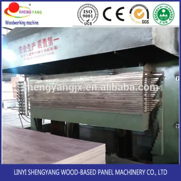 Laminate press machine equipment plywood hot press machine