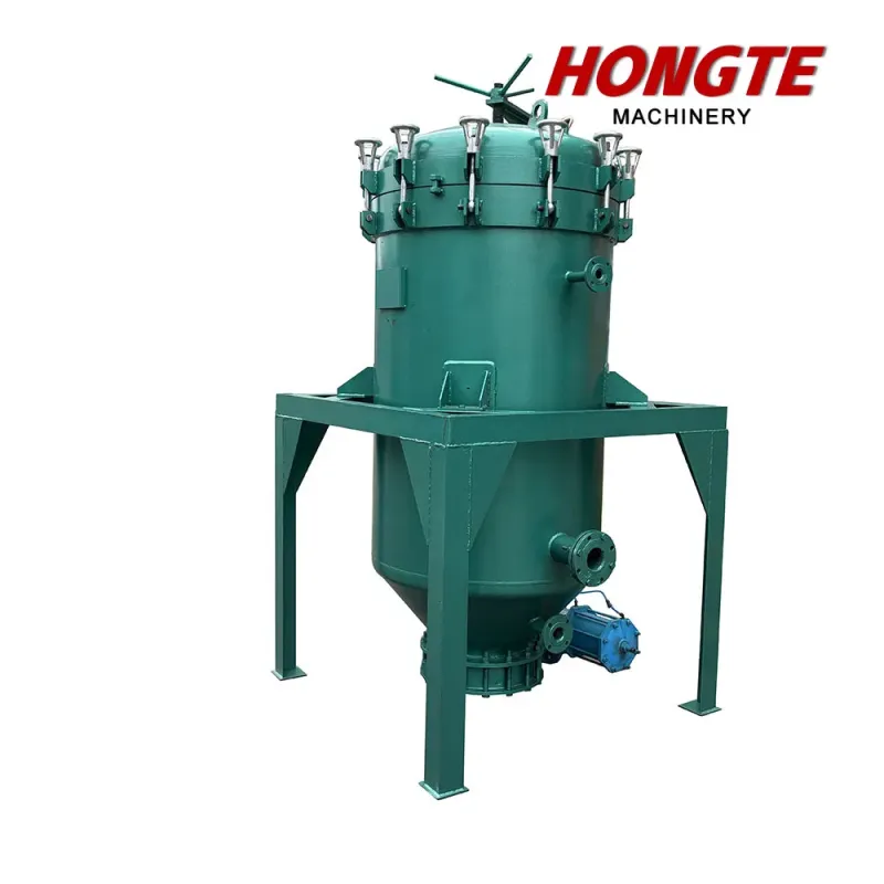 Vertical Leaf Oil Filter Machine for Cooking Oil Filtration and Liquid Separation