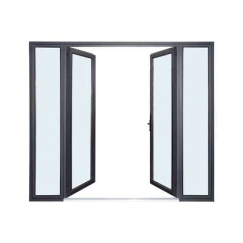 Isolamento térmico de vidros duplos porta de balanço de alumínio
