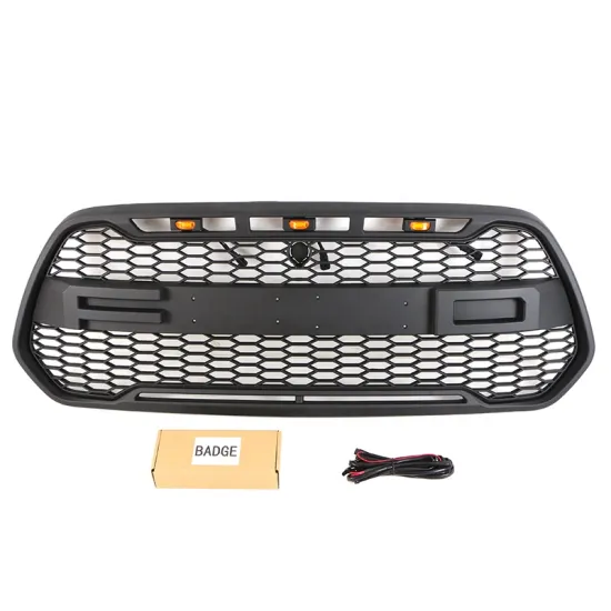 Black ABS Plastic Car Grills for 2014-2021 Ford Transit Custom (North US Version)