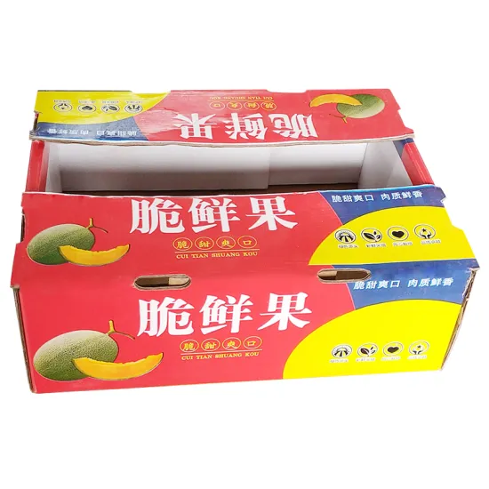 Cantaloupe packaging carton box