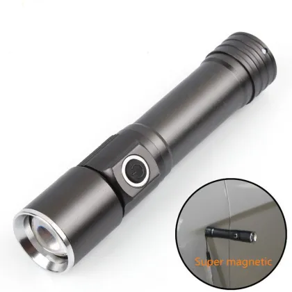 Customized Logo Maglite 18650 Rechargeable Mini Torch - Waterproof, Zoomable Pocket Flashlight for Bikes