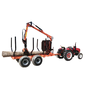 4x4 Hydraulic ATV Log Loader for Sale: Trailer and Crane Attachments