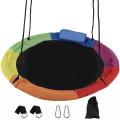 Neues Design einzigartiger Außenrunde Nest Swing Rainbow