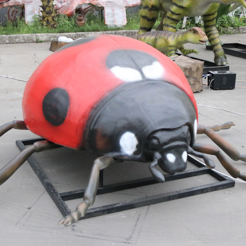 Giant animatronic ladybug at Wetland Park