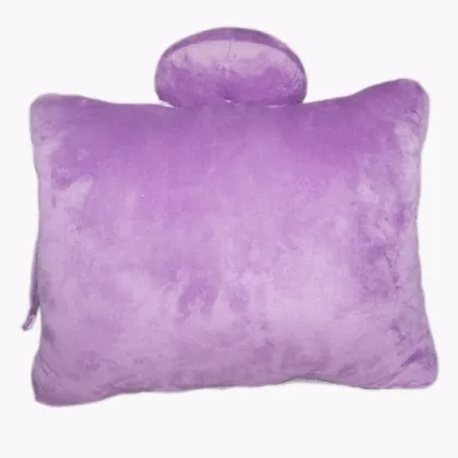 Custom wholesale handmade purple plush pillow, purple cow stuffed toy
