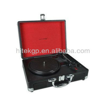 Portable suitcase usb turntable