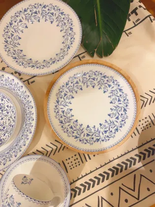 Classic Blue Blue and White Bone Porcelain