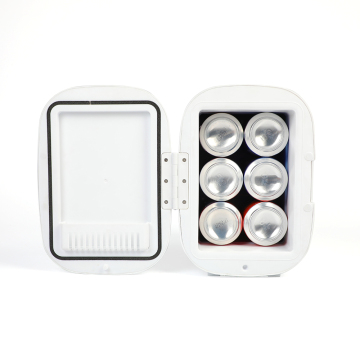 Mini Portable Compact Personal Fridge Cooler - 5L/4L 12V/220V Home & Car Cosmetic Mini Fridge