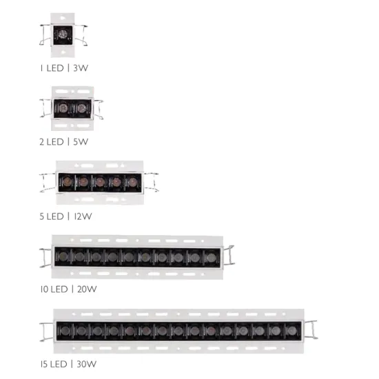 High-Quality, Easy Installation 4Watt LED Linear Downlighting System for Workplace Ceilings