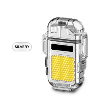 2023 Silvery High-Quality Classic Cigarette Rechargeable Type-C Charging Lighter: Your Ultimate Smoking Accessory