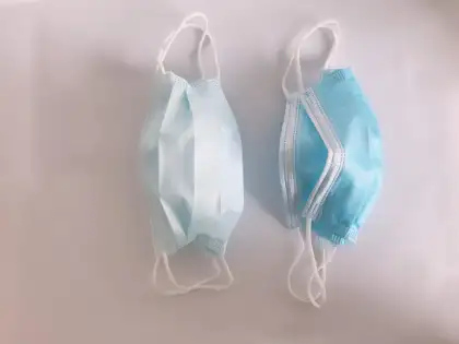 Skin whitening facial mask childern with blue