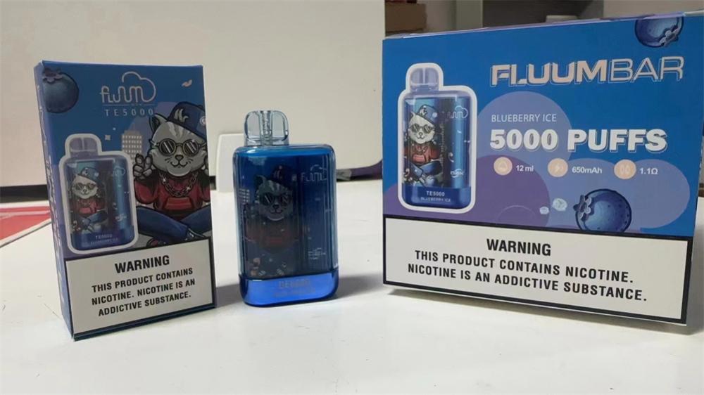 Custom Label Fluum Bar TE5000 design Vape