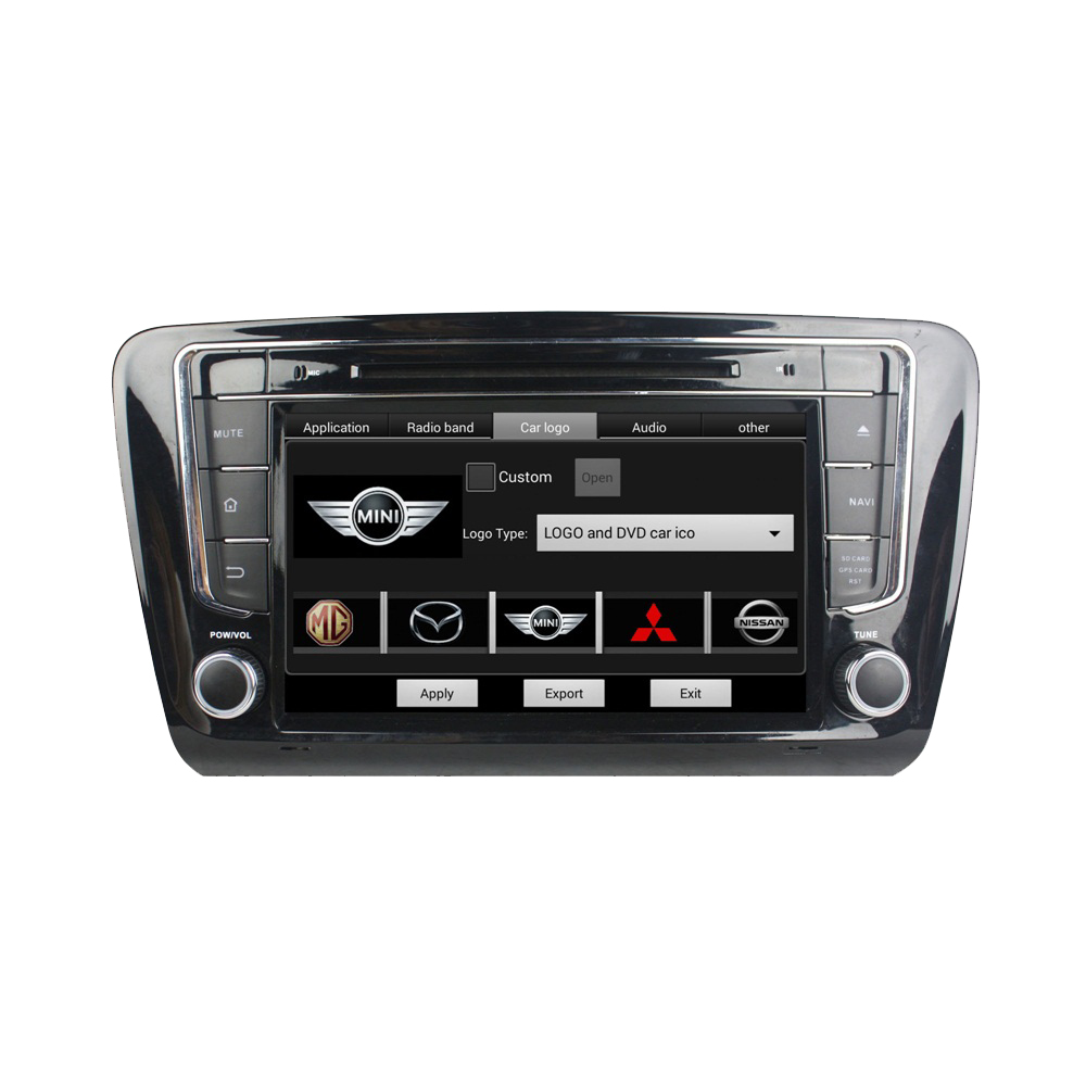 8 inch DVD player for Skoda OCTAVIA 2012