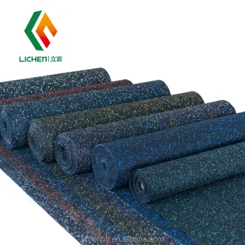 Best Price Gym Fitness Rubber Flooring Roll Mat 6mm Thickness