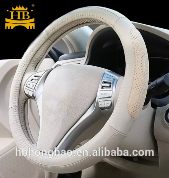 Leather steering wheel cover(10 years experience)