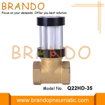2/2 Way DN35 Pneumatic Piston Solenoid Valve Q22HD-35