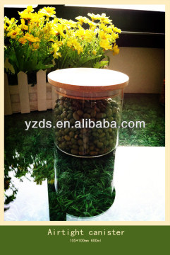 600ml Transparent glass Airtight bottle