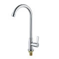 Stainless steel single holder cold water tap vegetable basin deck mounted kitchen faucet