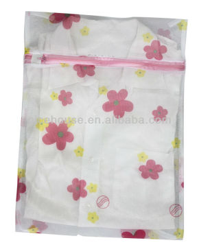 mesh fabric for zipper laundry bag