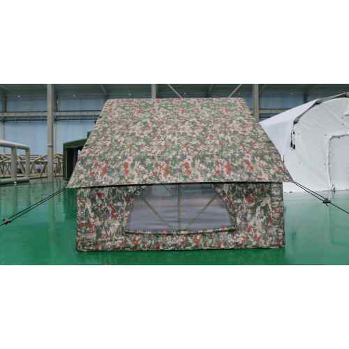 Oxford Fabric Camo Inflatable Tent for Wilderness Camping