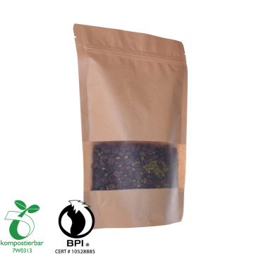 Bolsa de café de reciclaje de papel de compost biodegradable ecológico