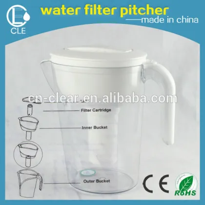 hand painted water pitcher