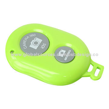 Green ABS Shutter Remote Control Camera for Self-timer and Group Photograph