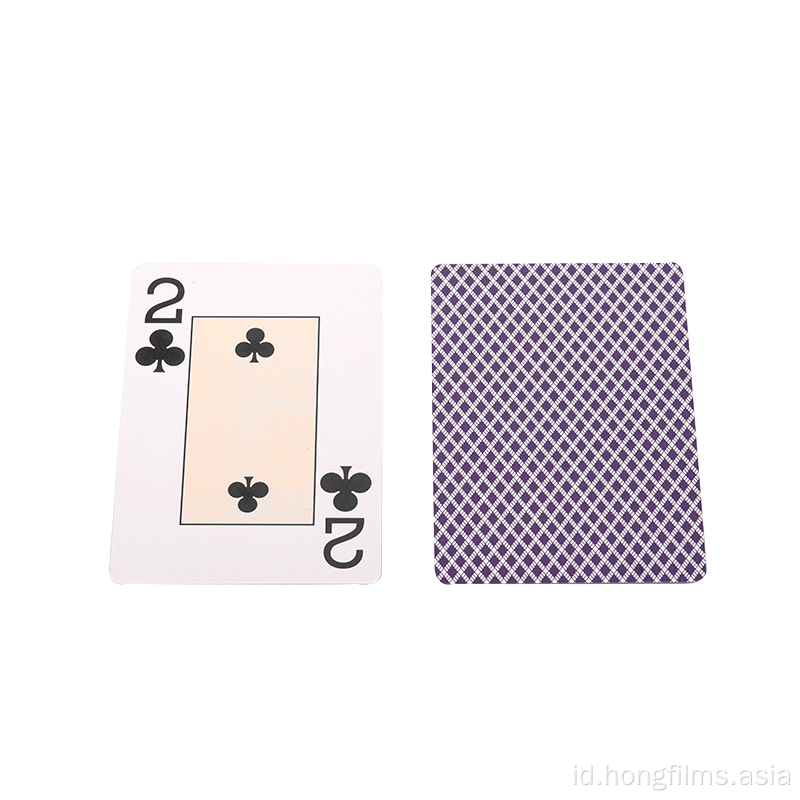 Kartu poker Texas tahan air plastik