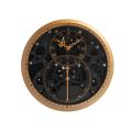 Round Gear Wall Clock With Black Accessories