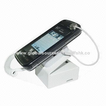 Cellphone Anti-shoplifting Display Holder with Alarm and Acrylic Label Frame, Charging Function
