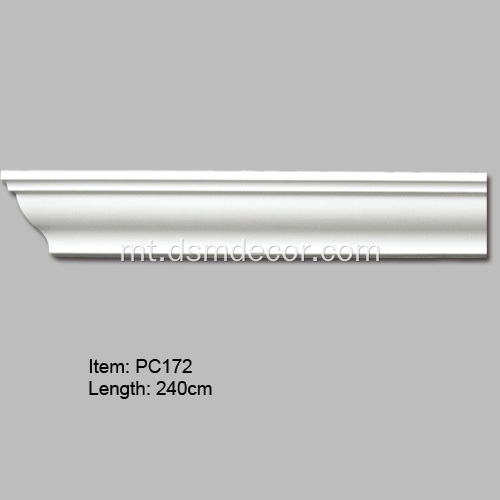 PU Architettonal Modern Plain Cornice