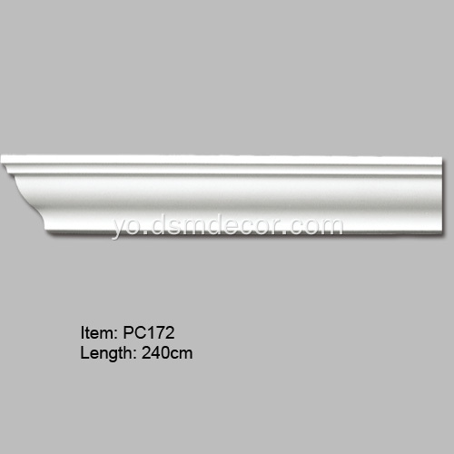 PU Architectural Modern Plain Cornice