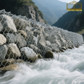 Gabiões de malha de fio de ferro galvanizado hexagonal