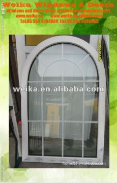 PVC καμπύλη συρόμενα παράθυρα Windows America Europe Style Windows