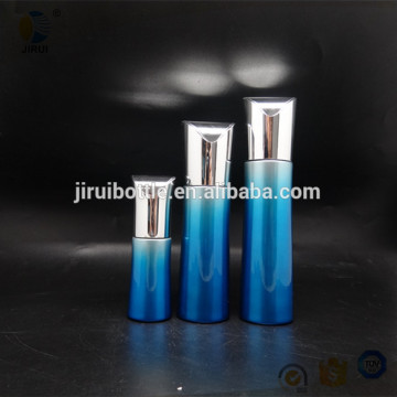 High quality blue glass lotion bottle sets