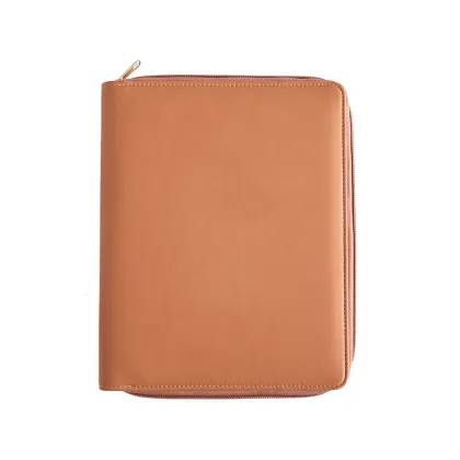 Pu material business notebook pouch