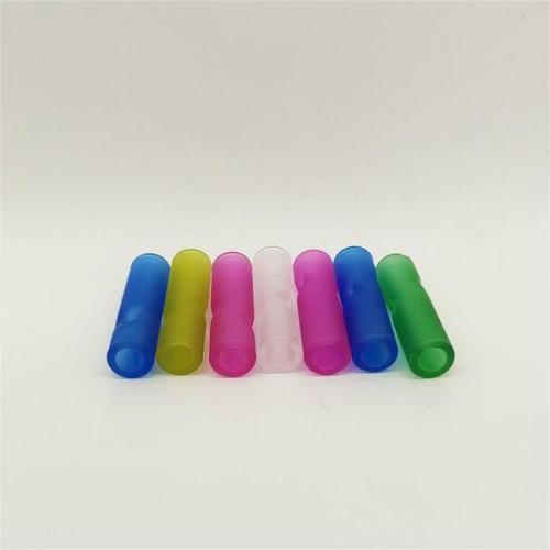 Glass Rolling Tips with Different Shape Custom size logo color glass smoking tips Manufactory