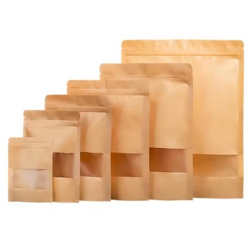 Wholesale Doggy Style Kraft Paper Bags for Takeaway Food: Perfect for Baked Bread and Breakfast Desserts