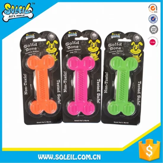 Durable Fancy Toys Non Toxic Rubber Toy Bone Dog Chew