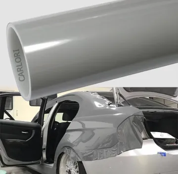 Gloss Light Grey car vinyl wrap
