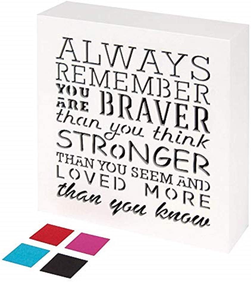 Always Remember You are Braver Than You Think