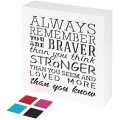 Always Remember You are Braver Than You Think