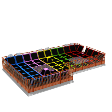 Indoor Trampoline Dodgeball Play Arena