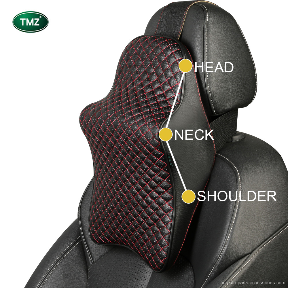 Memori busa bantal headrest leher mobil kepadatan tinggi